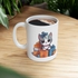 Cute Grey Kitten Animal With Gifts Mug