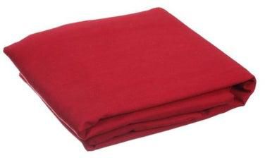 Solid Pattern Bed Sheet Dark Red 180centimeter
