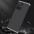 3In1 360° Full Protection Case With Camera Shield For Xiaomi 11T / 11T Pro - Black/Silver