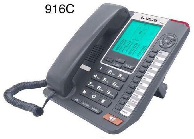 EL-ADL Tec Phone With Caller ID 916C Arabic Speaking Numbers
