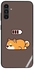 Protective Case Cover For Samsung Galaxy A13 5G Sleeping Cat Design Multicolour