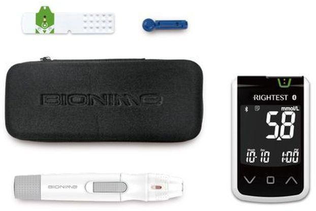 Bionime Wiz Plus Blood Glucose Monitoring System + 110 Free Strips