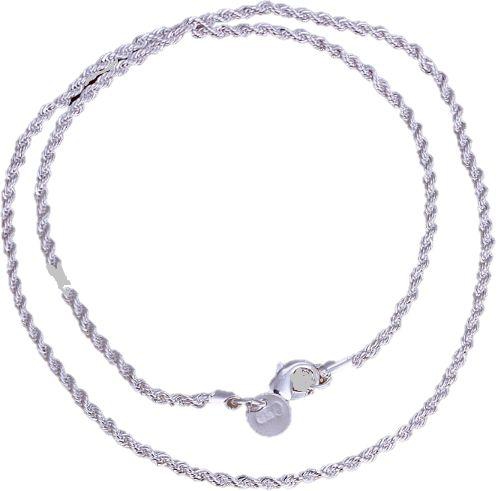 925 Silver Twisted Rope  Necklaces