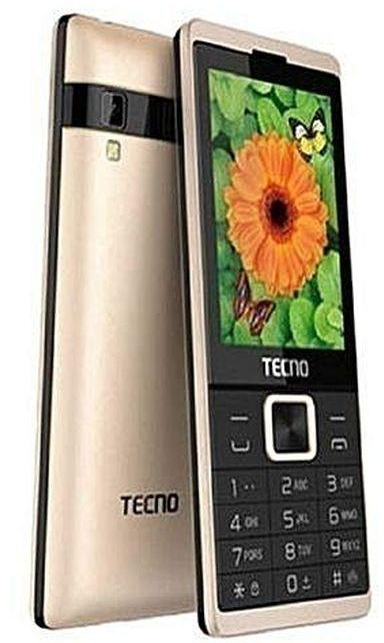 Tecno T528 - 2.8 Inch, Dual Sim, FM Radio, Opera Mini, Camera,Battery 2500mAh - Champaign Gold