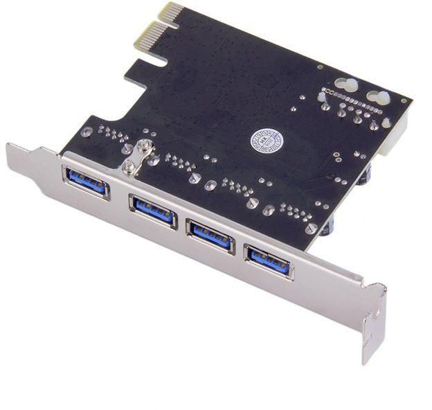 4Port PCI-E To USB 3.0 HUB PCI Express Expansion Card Adapter 5 Gbps Speed Top