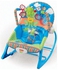 مقعد هزاز مع خشخيشات متعددة الألوان للرضع والأطفال حديثي المشي