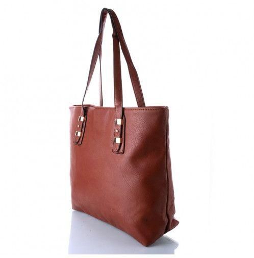 Decency Casual Hand Bag for Women , Leather , Brown