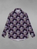Gothic Christmas Hat Scarf Skull Print Buttons Shirt For Men - 3xl