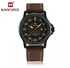 NAVIFORCE 9076 Men Sports Watches Army Watch WIth Leather Straps