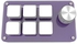 W/ Button Custom Keypad 6 Keys Pro Keyboard Gaming Purple Red Glaze