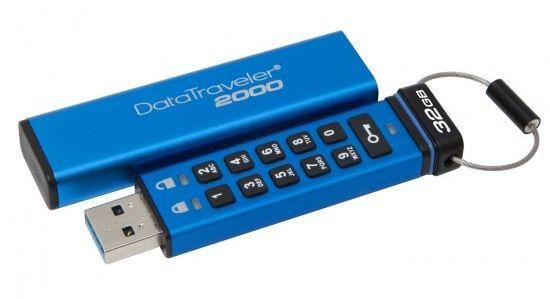 Flash USB 3.1, by Kingston 32 GB, Blue ,DT2000/32GB