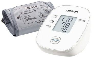 جهاز M1 أساسي وتلقائي بشاشة عرض لقياس ضغط الدم يوضع أعلى الذراع