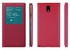 S-View FLIP COVER FOR Samsung Galaxy Note 3 Neo N7505 N7500 (RED) With Anti-Glare screen protector