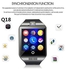 Q18 Bluetooth Smartwatch Health Phone With Sim Card - Black