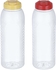 Get Lamsa Plast Water Bottle Set, 2 Pieces, 1.5 Liter with best offers | Raneen.com