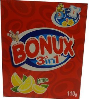Bonux Detergent Powder Top Load Lemon - 110 g