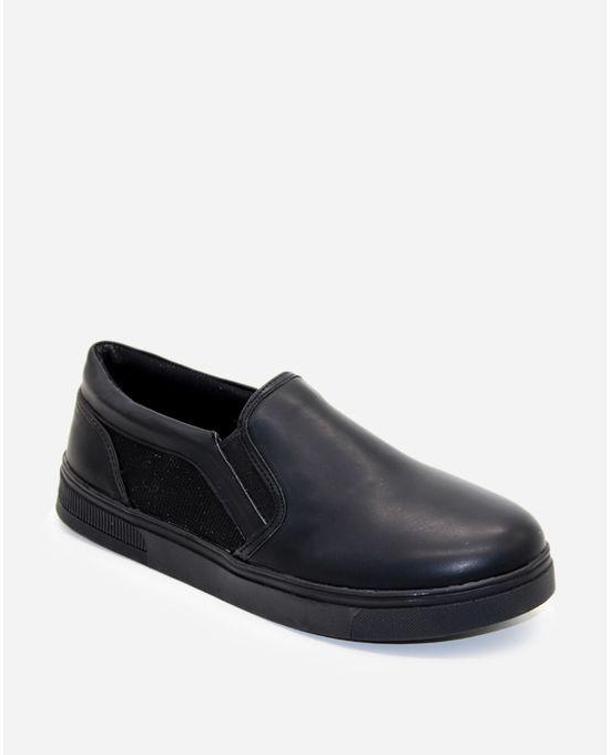 Tata Tio Leather Shoes - Black