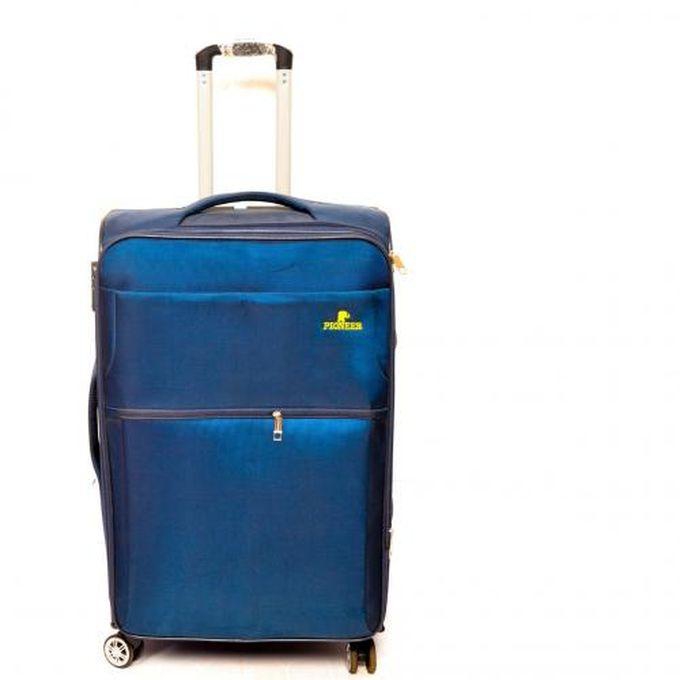 Pioneer Fabric Suitcase - Navy Blue