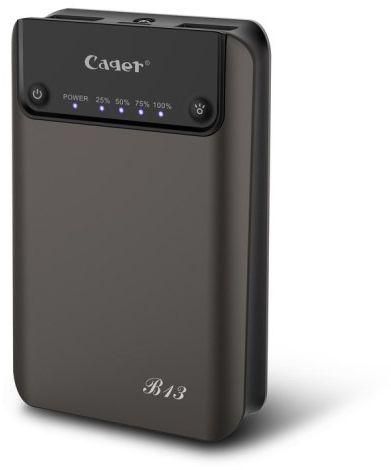 Cager B13 7800mAh Smart Power Bank External Battery Dual USB for iPhone iPad Samsung HTC Xiaomi