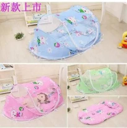 Fashion Portable & Foldable Baby Bassinet/Sleeping Nest/ Cot/ Mosquito Net padded&pillow
