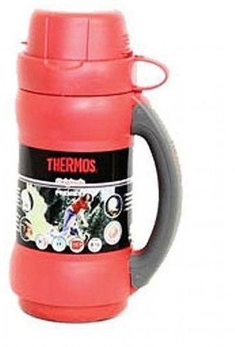Thermos Glass Vacuum Flask - 0.5 L - Red