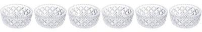608 Diamond Crystal Decorative Bonbonniere Set 6 Pieces 115 cm Clear