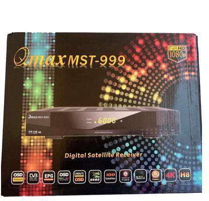 Qmax MST-999 H8 Full HD Digital Satellite Receiver - Black