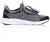 Air Walk Self Patterned Men Running Shoes - Grey & Black