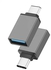 Keendex kx2359 otg male type-c usb 3.1 to female usb 3.0 converter cable - gray and white