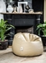 Get Comfy Relaxation Bean Bag, Leather, 65x90 - Beige with best offers | Raneen.com