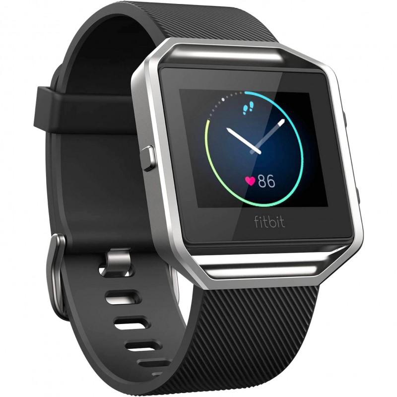 Fitbit Blaze, Fitness Watch (Small), Smartphone Fitness Accessory, Universal, for Most Smartphones with Android OS/iOS, Black/Silver
