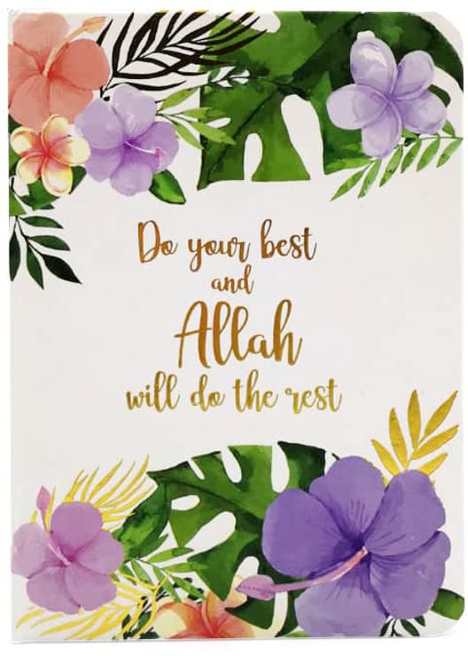 Duagifts Allah Will Do The Rest Luxe A6 Notebook (Mix Colors)