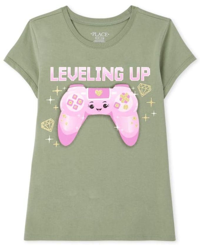 The Children's Place Graphic Tee Girls Video Game