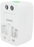Universal Multifunction International Socket EU / US / UK / AU Plug Travel Power Adapter Plug - White