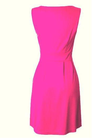 فستان نسائي قصير (وردي ، C254)