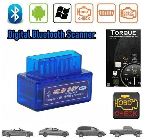 Elm327 Super Mini Bluetooth V2.1 OBD2 Car Scanner Torque