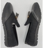 Fashion Black Ankara Loafers Shoes