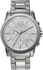 Armani Exchange Gents Smart Silver Tone Bracelet Chronograph Watch AX2058