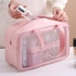 Transparent Cosmetic Bags, Travel Makeup Bag..pink