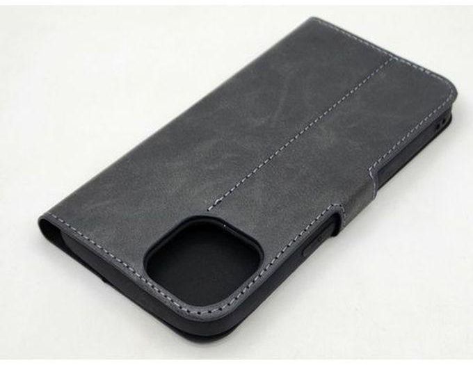 KAIYUE Iphone 12 Pro Max Kaiyue Flip Leather 360 Full Cover - Dark Grey