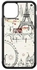 غطاء حماية واقٍ لهاتف أبل آيفون 11 برو ماكس نمط برج إيفل