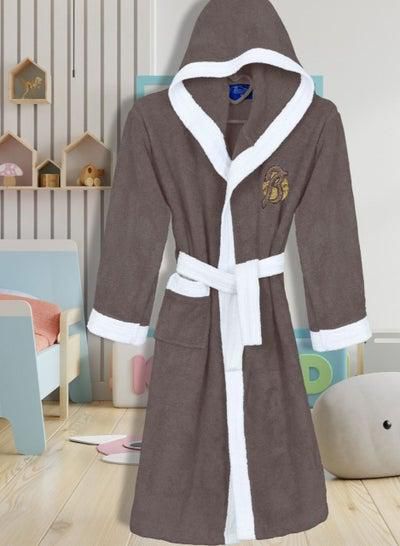 Kids Hooded Bathrobe For 12 Years Old 100% Cotton Made In Egypt