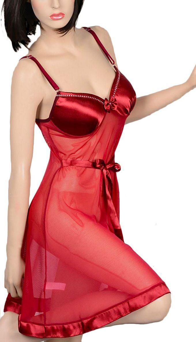 Lingerie Dress Made Of Premium Chiffon And Satin