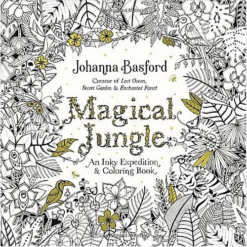 Generic Magical Jungle: An Inky Expedition And Coloring Book For Adults