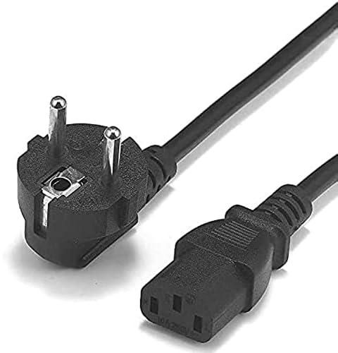 PC Power Cable 5M 2 Pin Round - Balck