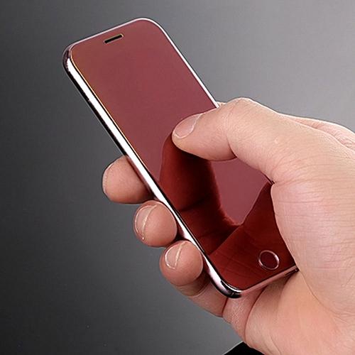 Generic Mini Anica T8 Touch Control Card Mobile Phone-Red