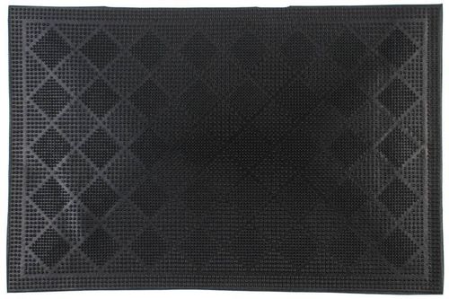 Rubber Checked Pattern Doormat (40 x 60 cm)