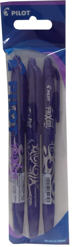 Pilot Frixion Erasable Roller Pen Blue 0.7mm 3 PCS
