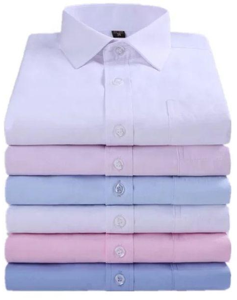 Fashion Turkey 6in1 Cotton Men Official Shirts-good Fitting