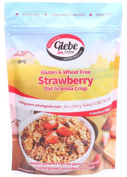Glebe Farm Gluten & Wheat Free Strawberry Oat Granola Crisp 325g